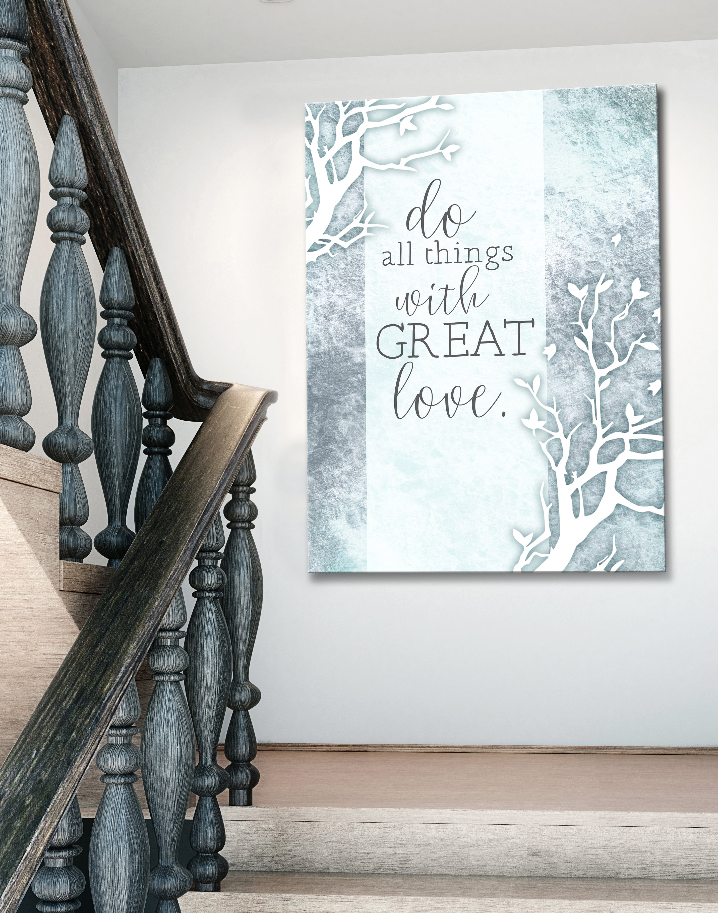 Ready-to-Hang Wood Frame Home Wall Art: Do All Things With Great Love - Buy 2, Save 20%