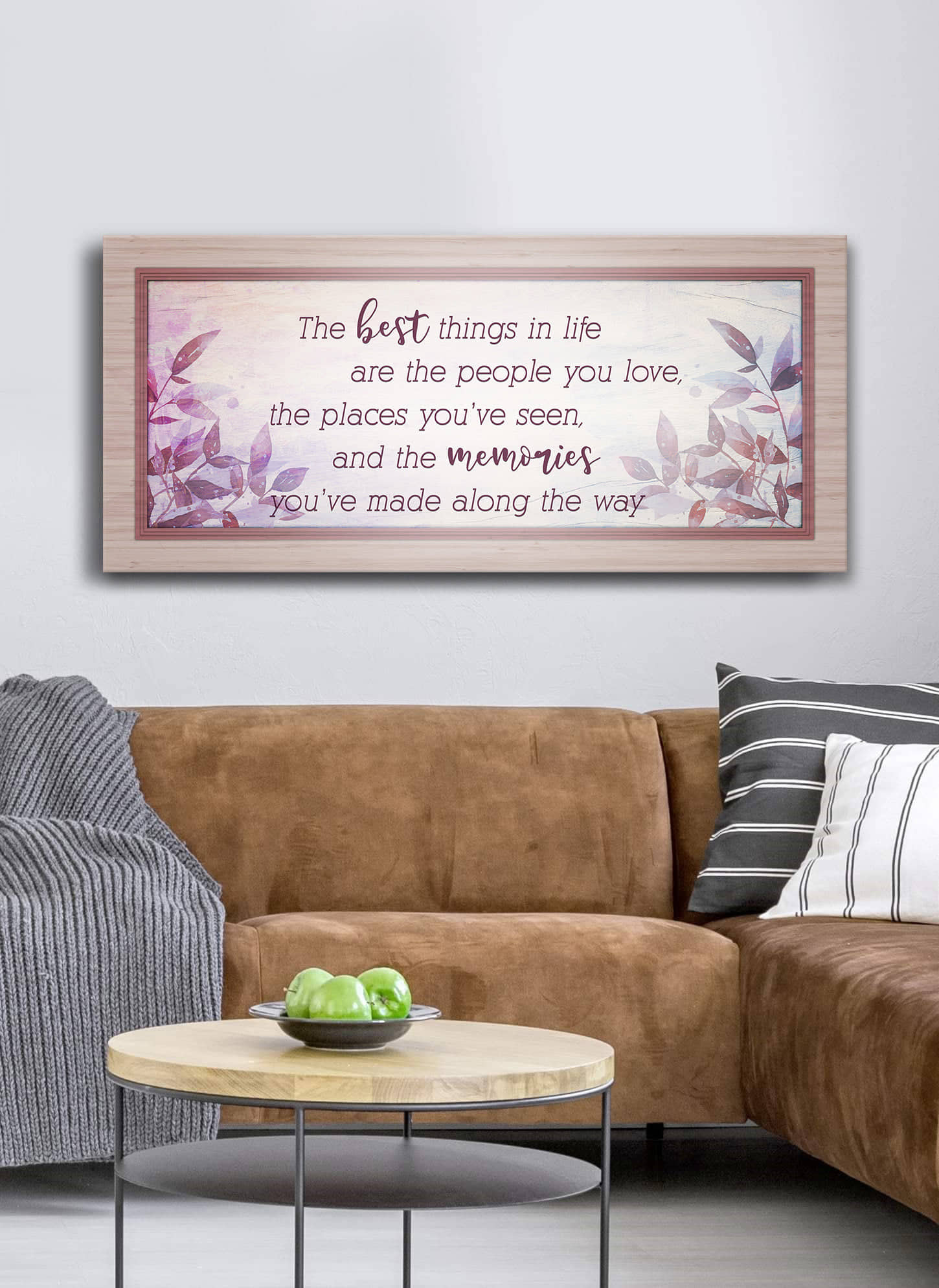 Best Things In Life V6 Home Wall Art - Wood Frame, Ready To Hang! Buy 2, Save 20%