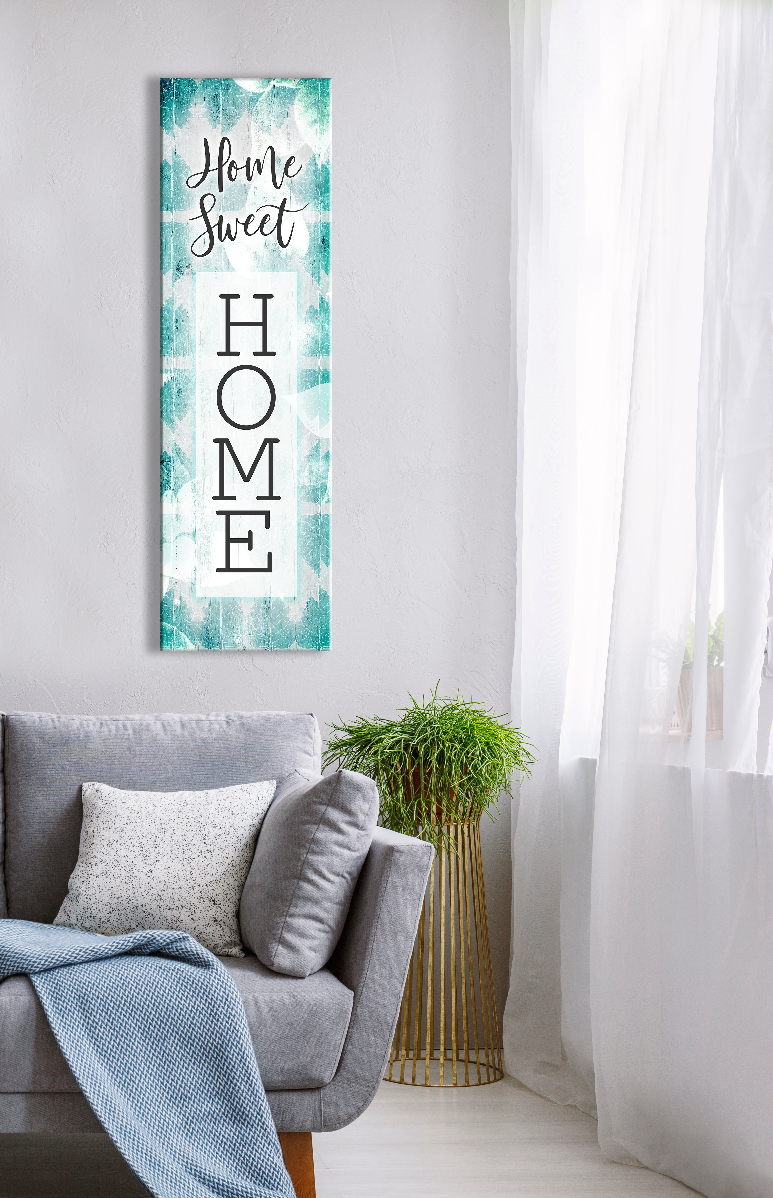Hot Deal! Home Sweet Home V9 Wall Art with Wood Frame, Ready to Hang