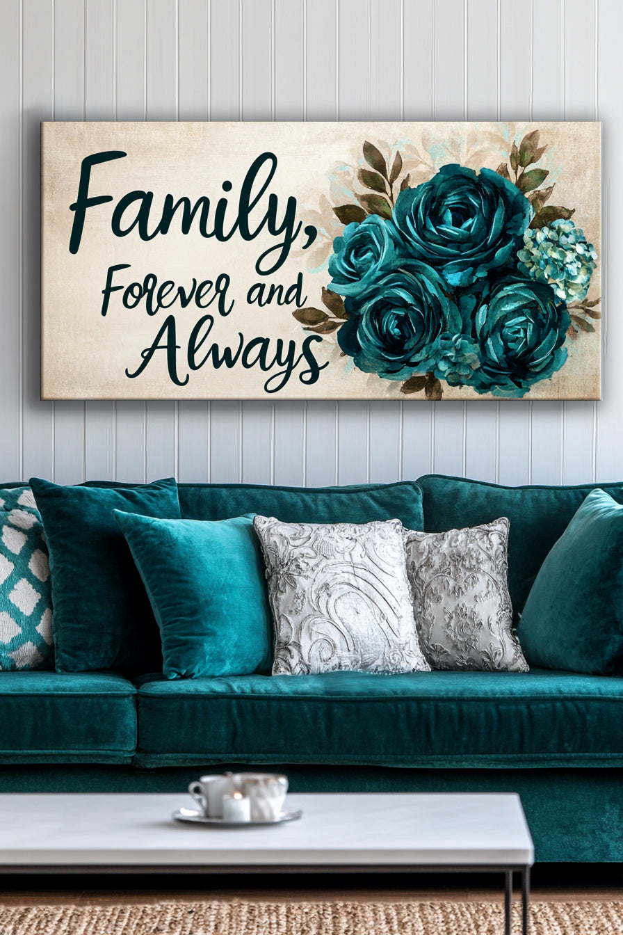 High - quality Family Wall Art: Family Forever and Always Edition 2