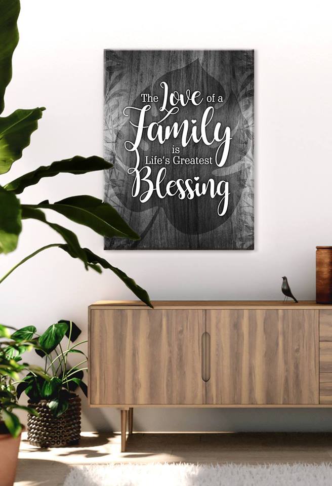 High - Quality Wood - Framed Family Wall Art: Celebrating Family Love (Ready to Hang)