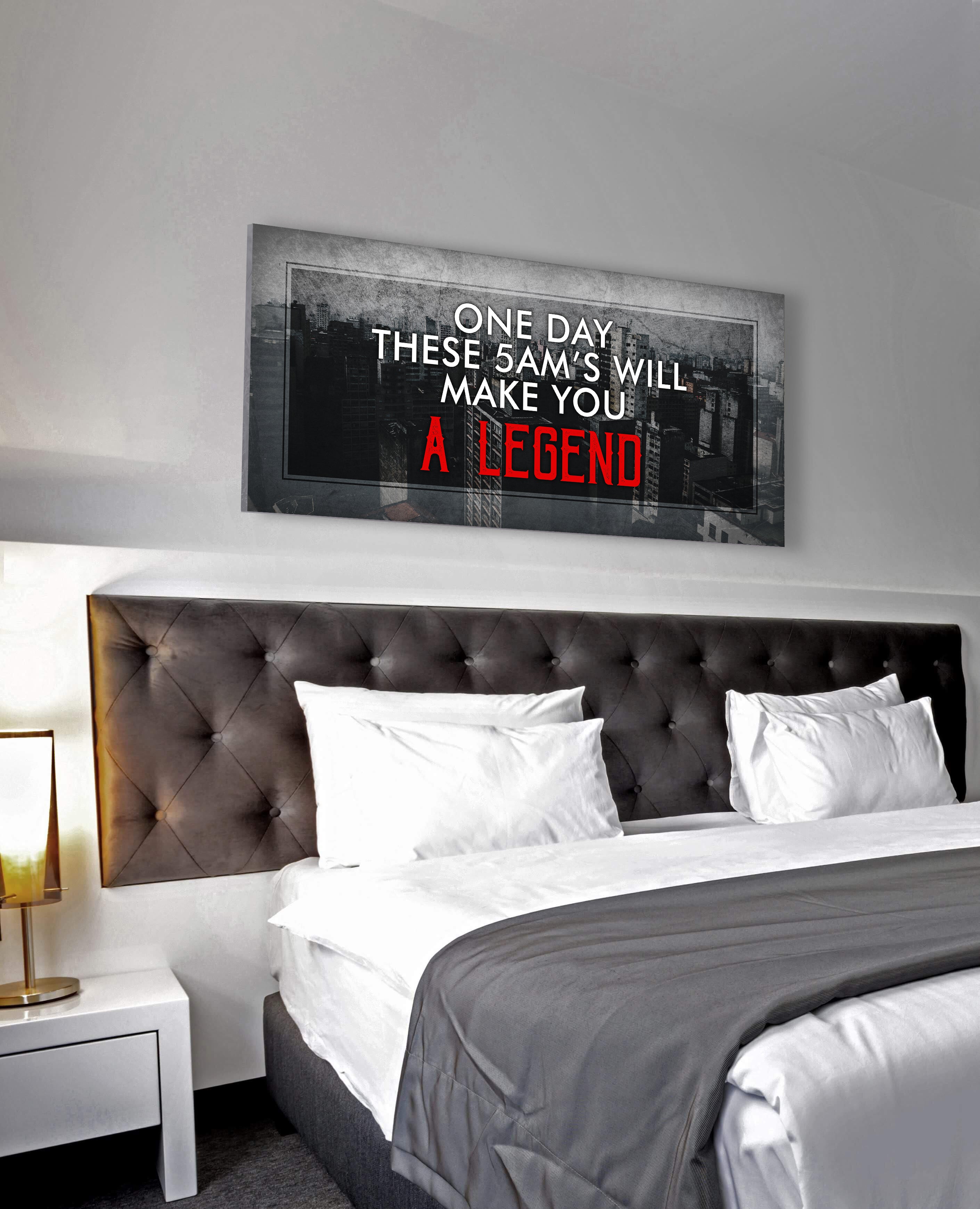 Inspiring Wood-Frame Wall Art: One Day These 5am Moments Will Shine