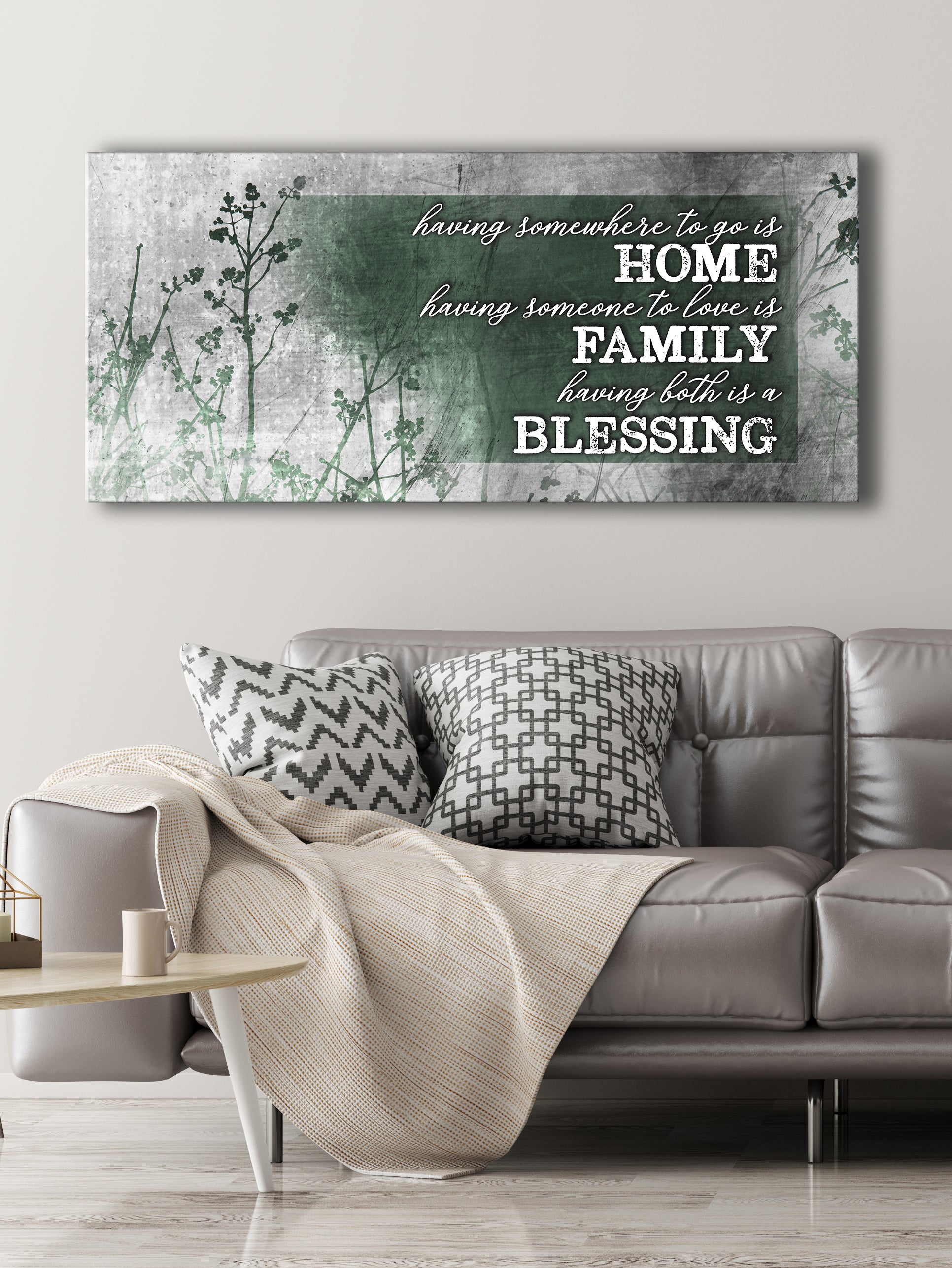 Hot Deal! Christian Home Blessing Family Wall Art with Wood Frame, Ready to Hang