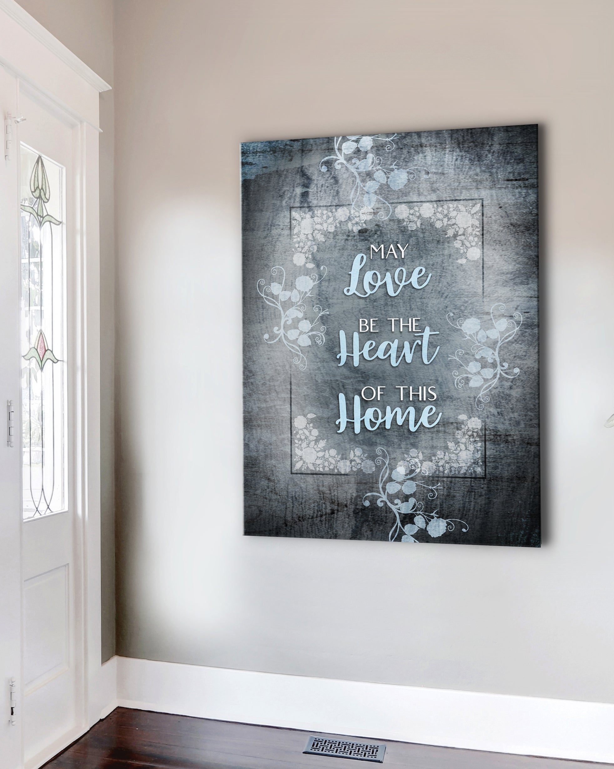 Hot Deal! Ready-to-Hang Wood Frame Home Wall Art - May Love Be The Heart Of This Home V3