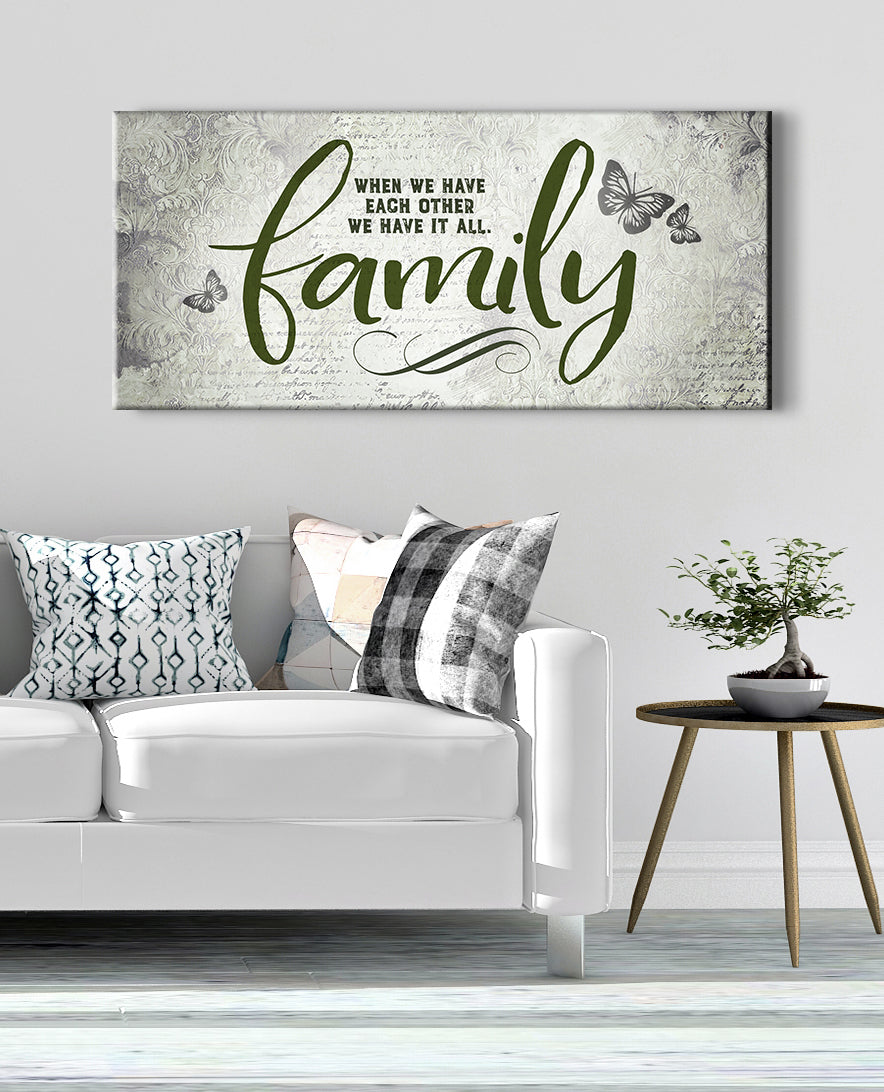Family Wall Art V2: Wood Frame, Ready To Hang - Buy 2, Save 20%