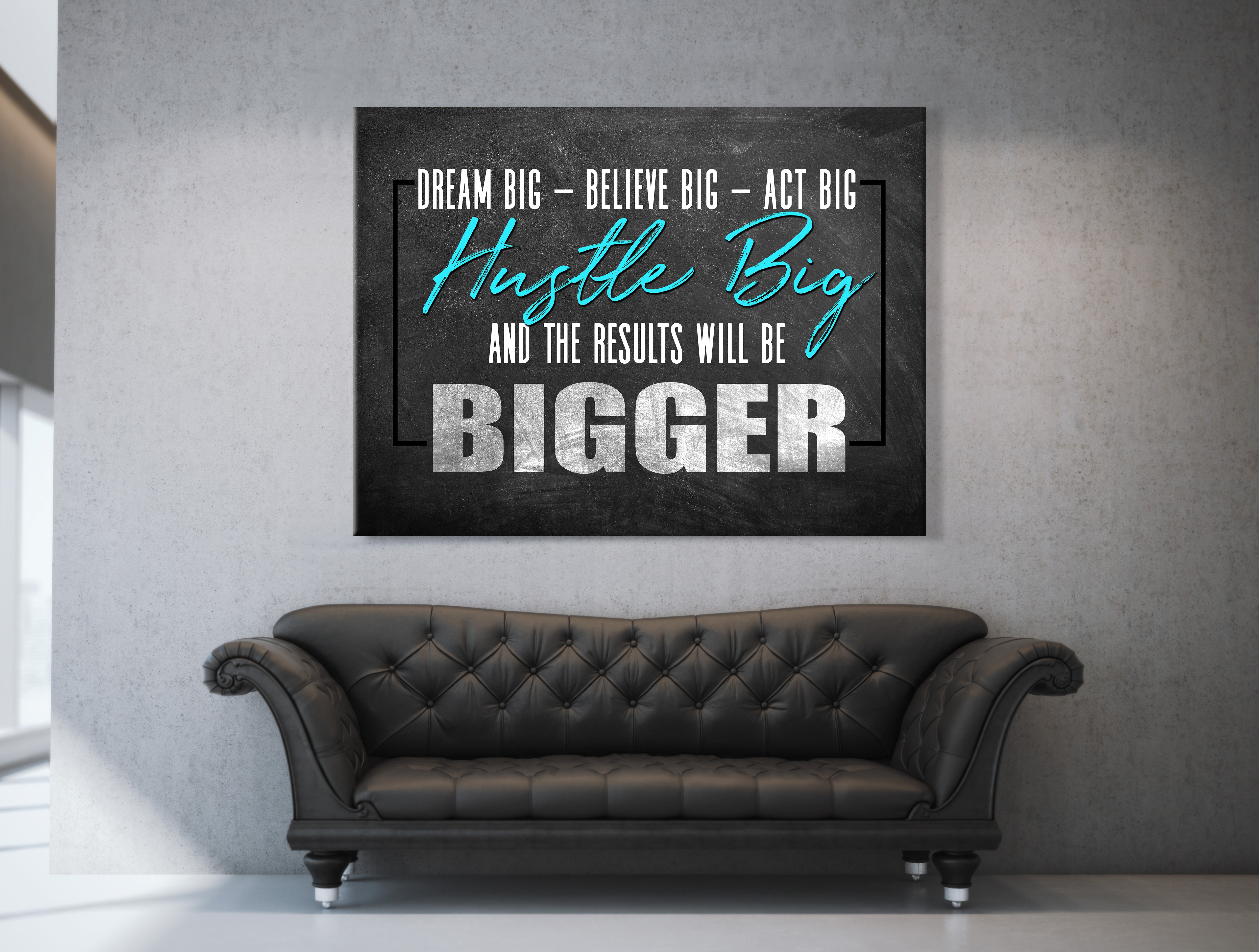 Business Wall Art: Large Wood Frame, Ready to Hang - Buy 2 Get 20% Off