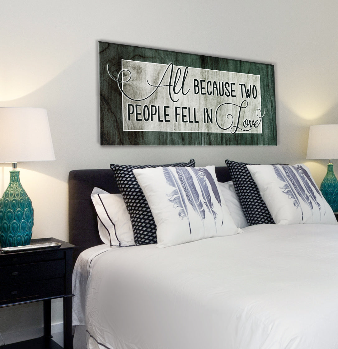 Ready-to-Hang Wood Frame Home Wall Art: Love-Inspired Design V2