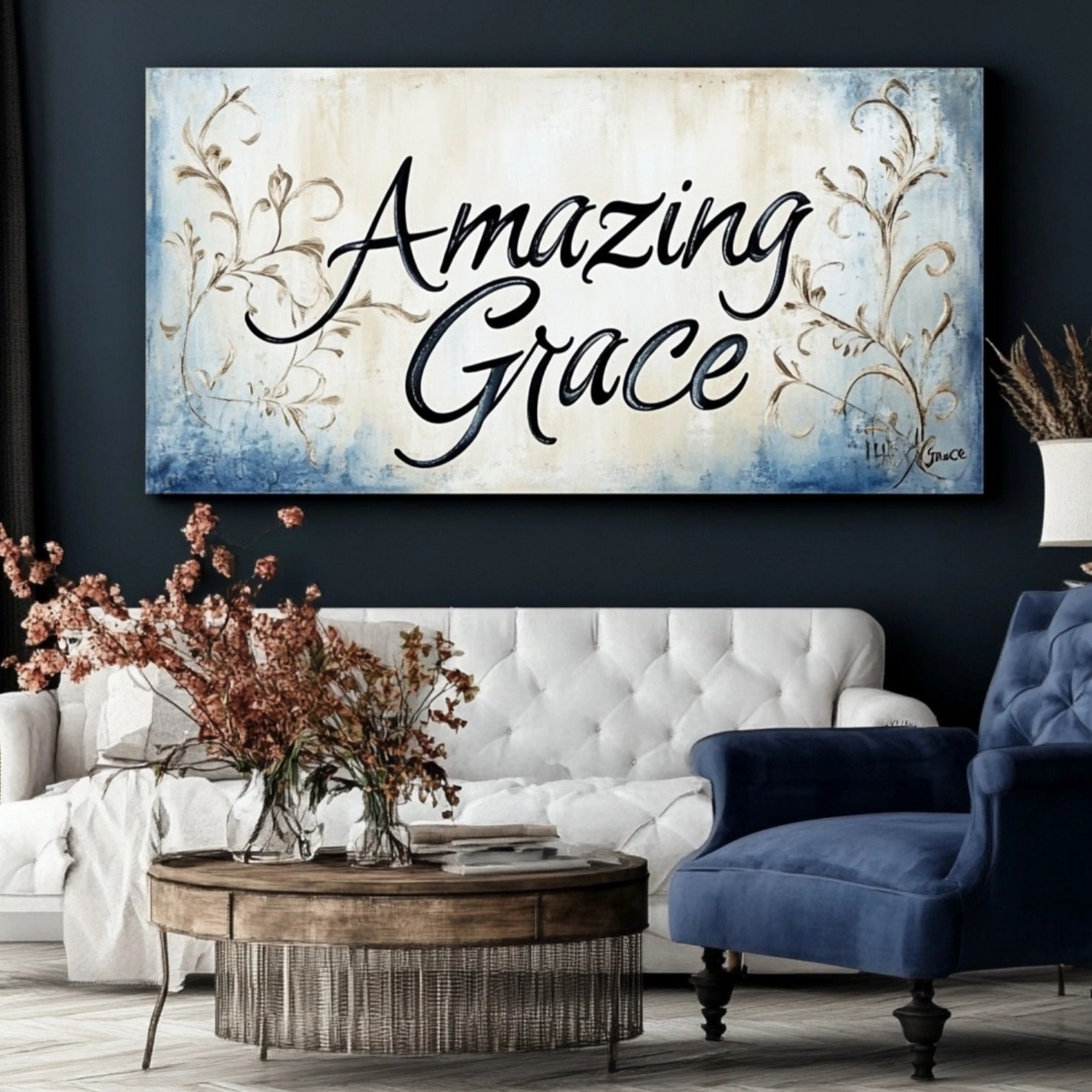 High - quality Christian Wall Art: Amazing Grace V14