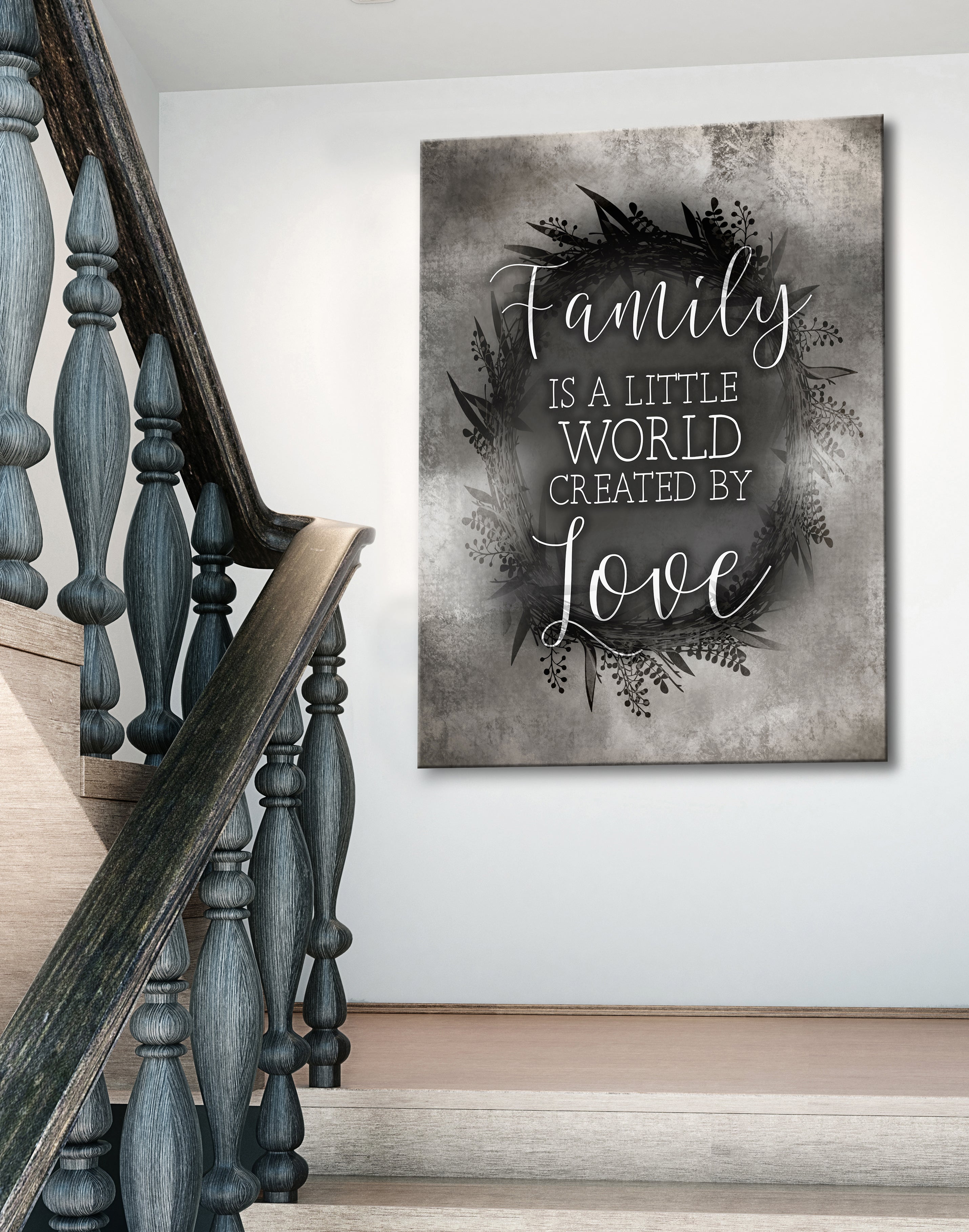 Love-Created Family Wall Art V3 with Wood Frame (Ready to Hang) - Buy 2, Save 20%