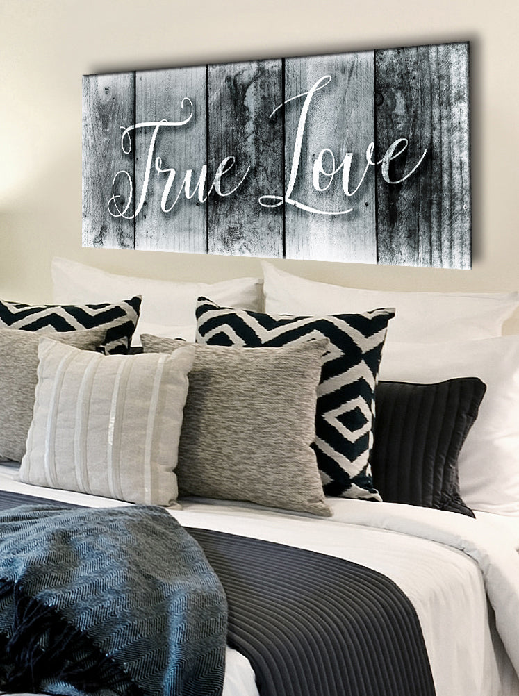 Limited Time Offer! High - Quality Couples Wall Art - True Love with Wood Frame, Ready to Hang