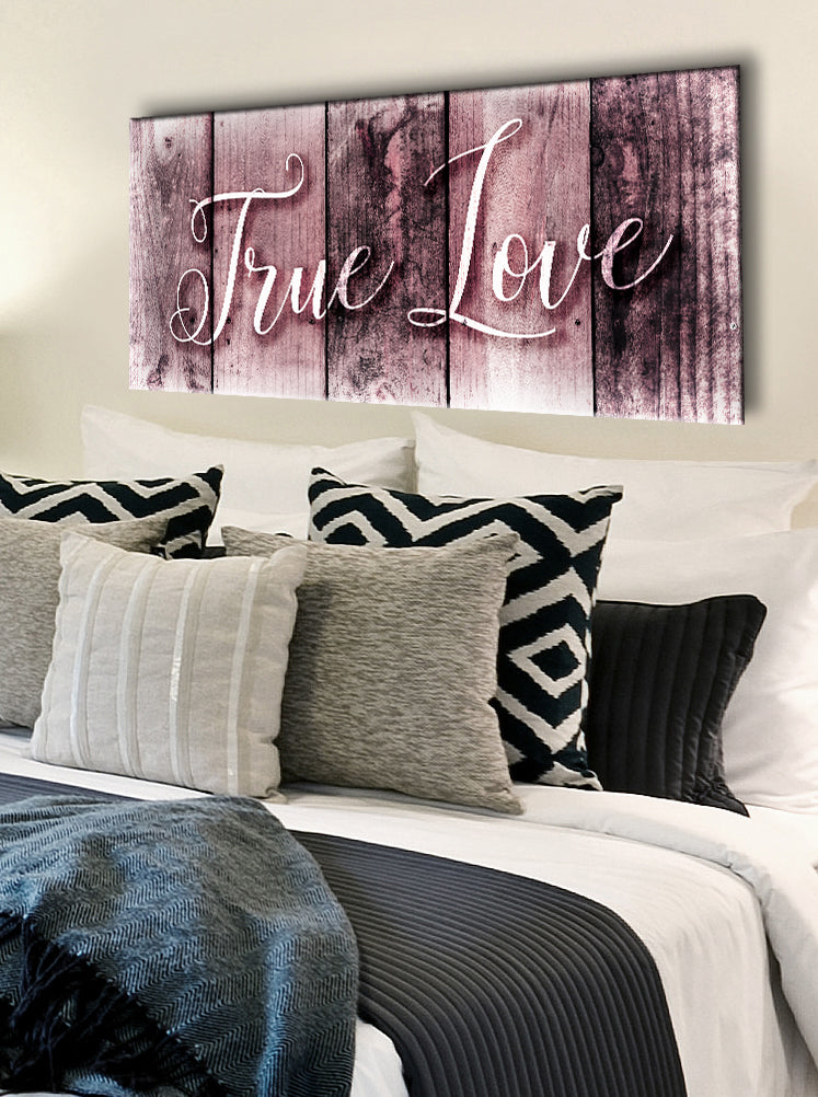 Limited Time Offer! High - Quality Couples Wall Art - True Love with Wood Frame, Ready to Hang