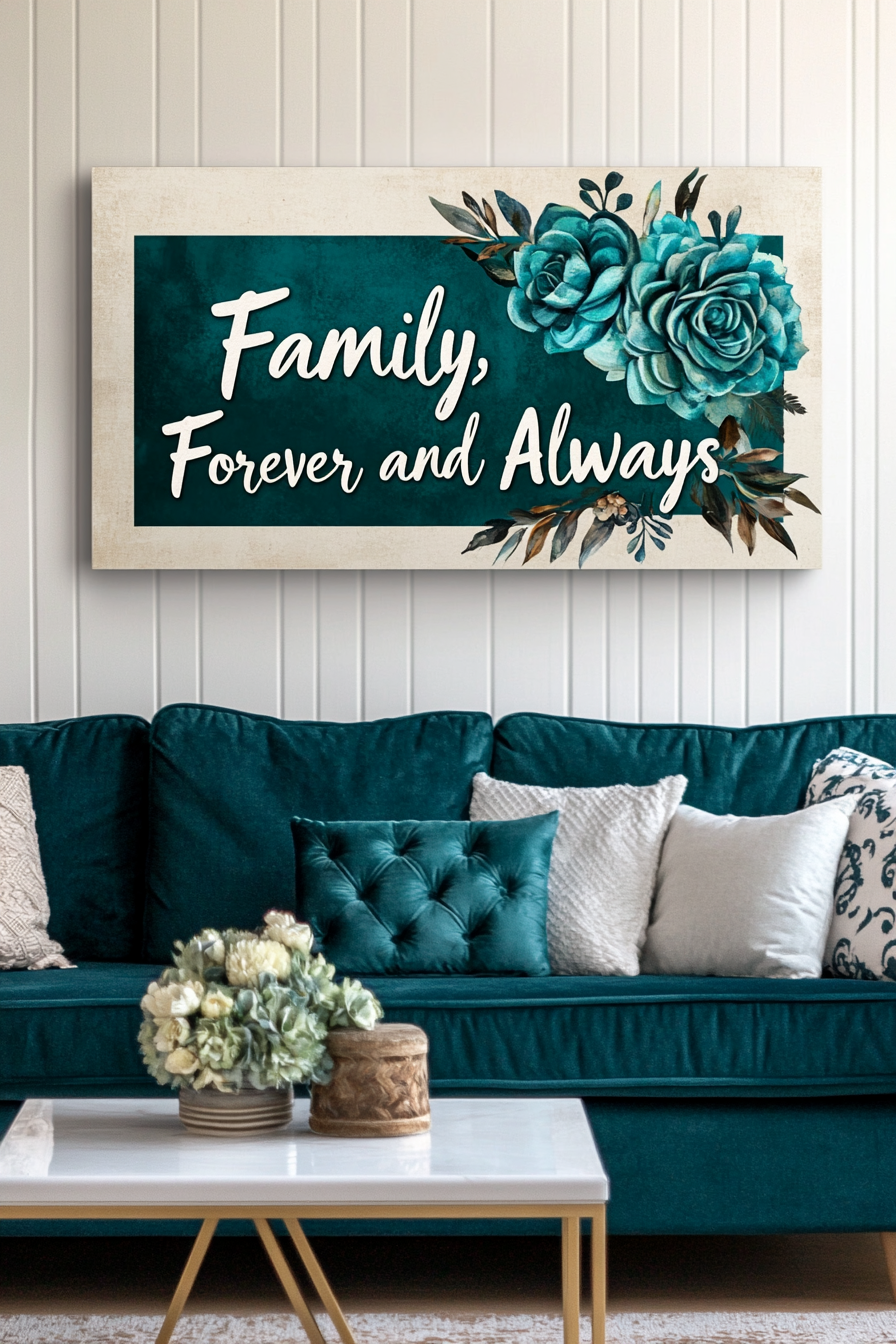 Exclusive Family Wall Art - Family Forever and Always, Buy 2 Get 20% Off!