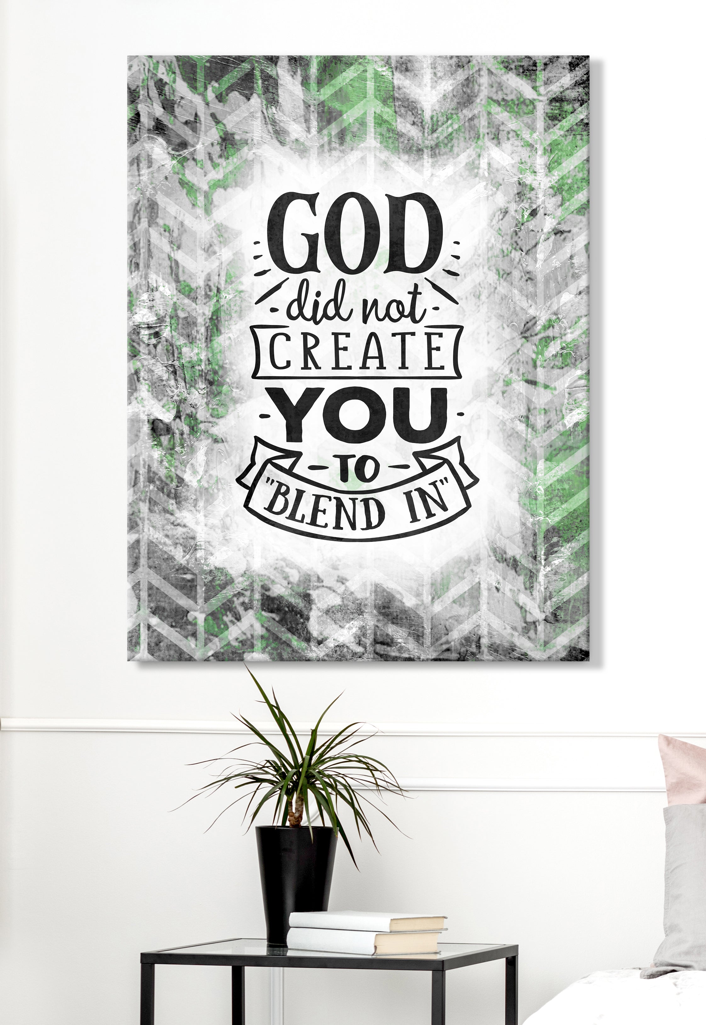 Christian Wall Art: Stand Out with God's Message (Wood Frame, Ready to Hang) - Buy 2 Save 20%