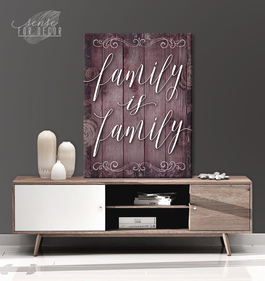 Hot Deal! Family Wall Art with Wood Frame, Ready To Hang for Your Home Decor