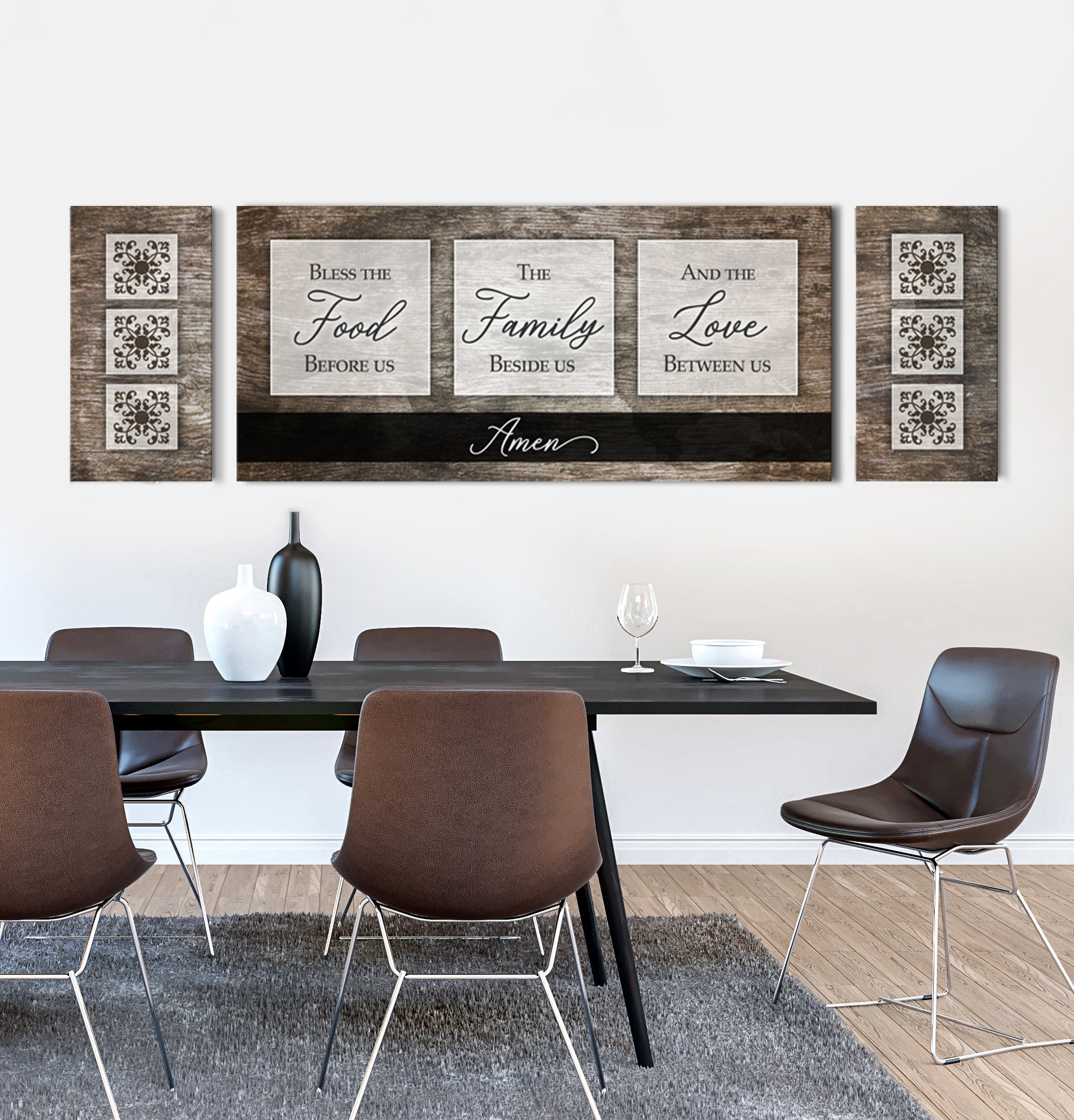 Get 20% Off Your Order and Complete the Look with Side Add-On Three Squares Filigree