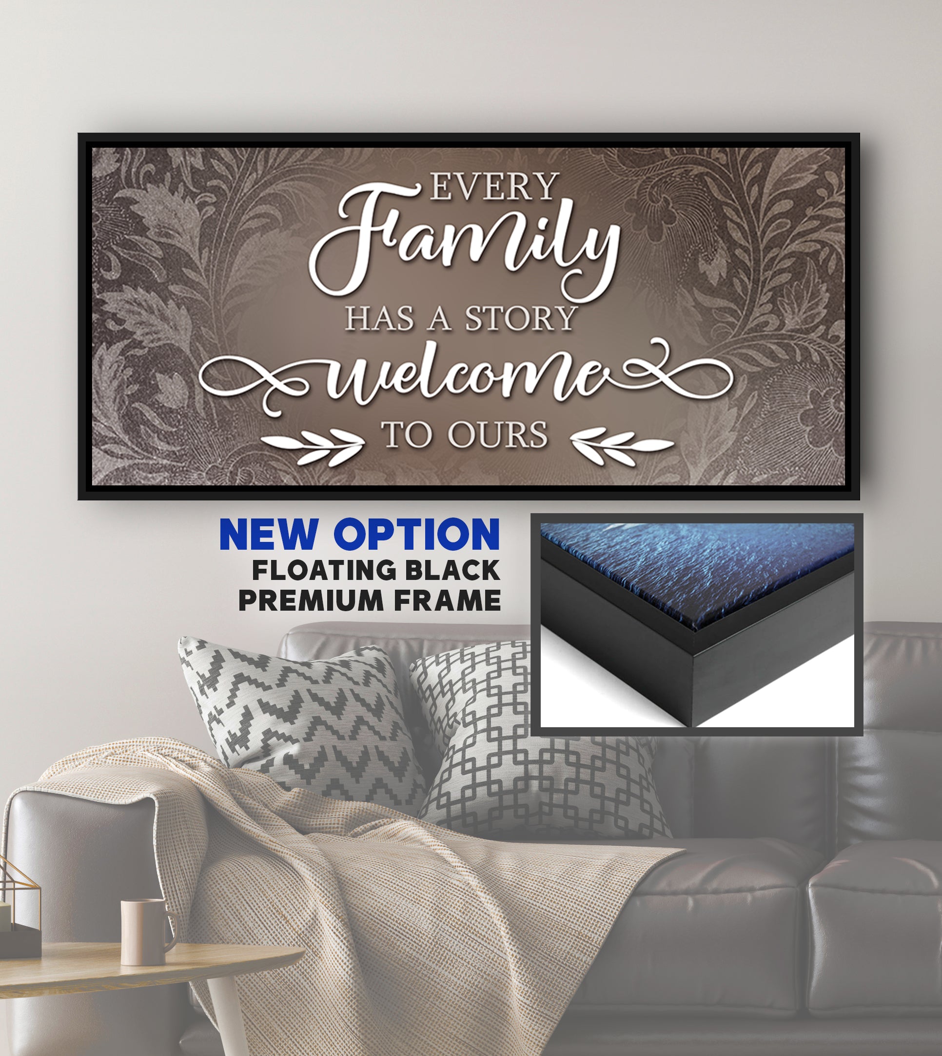 Family Wall Art V5: Every Family Has a Story - Welcome to Ours! Buy 2 Save 20%