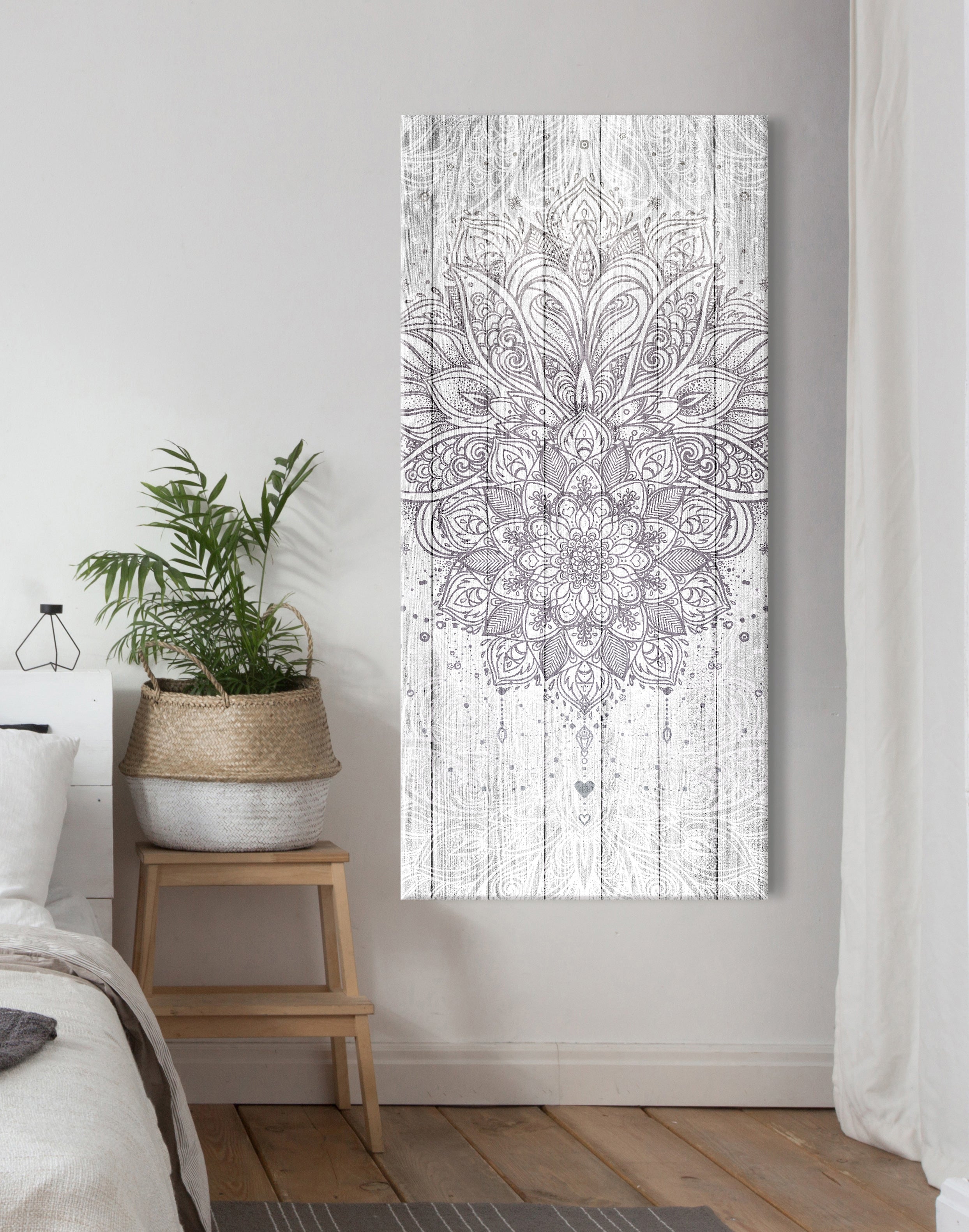Exclusive Offer! Abstract Boho Gradient Home Wall Art with Wood Frame, Ready to Hang