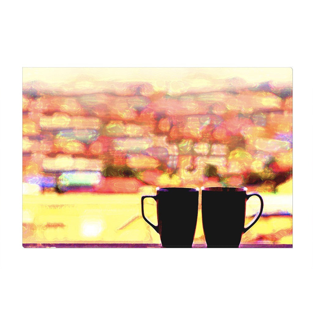 Exclusive Offer! Coffee Lovers Canvas Wall Art with Wood Frame, Ready To Hang
