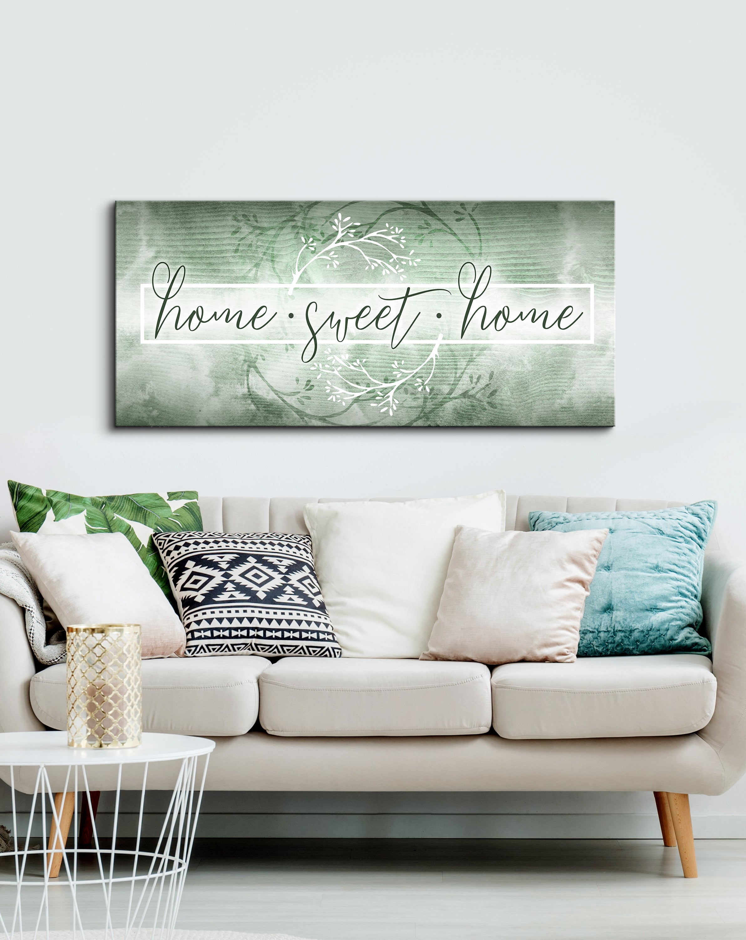High - quality Wood - framed Home Sweet Home V2 Wall Art, Ready To Hang