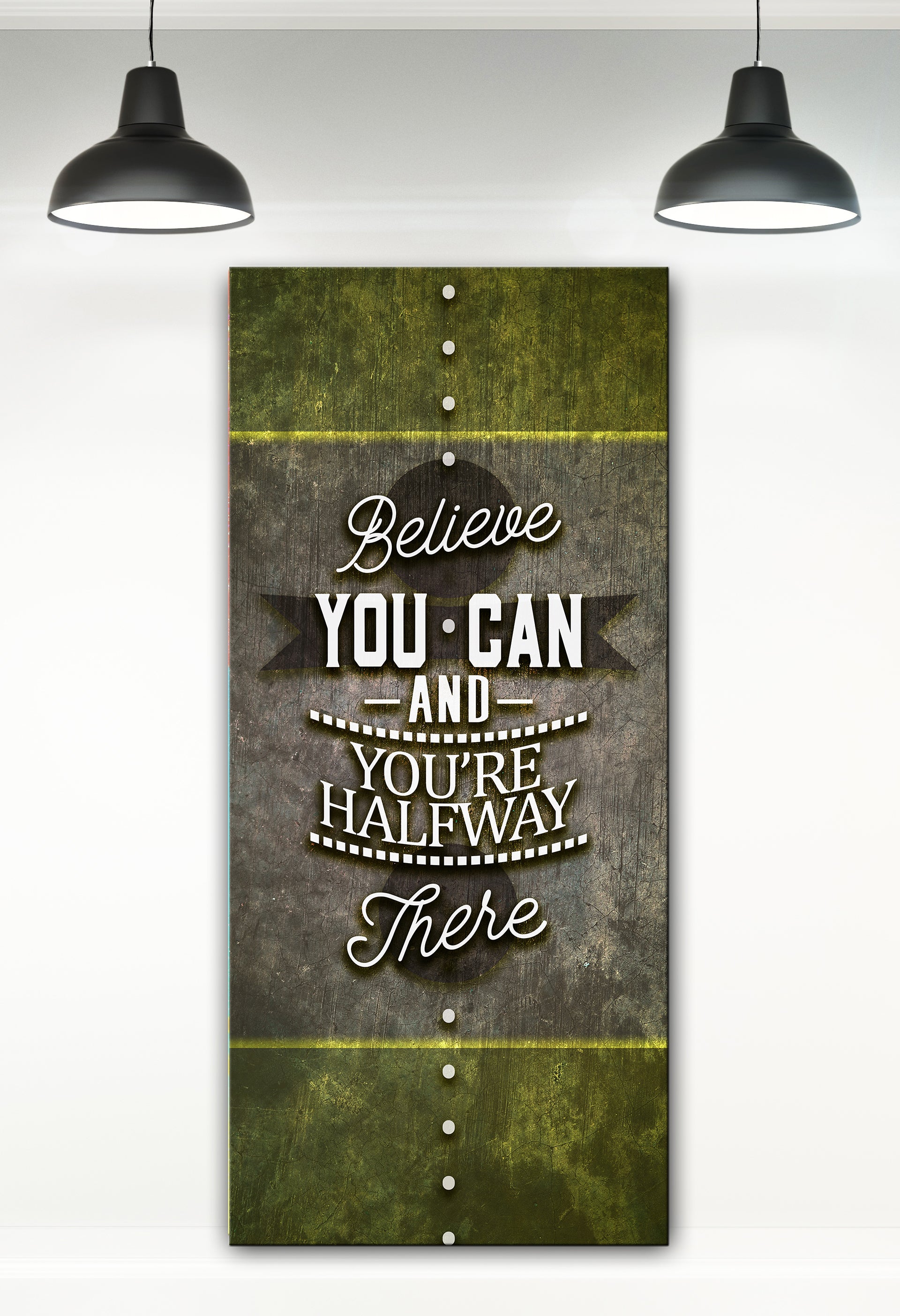 Exclusive Offer! Powerful Women Wall Art - Believe You Can (Wood Frame, Ready To Hang)
