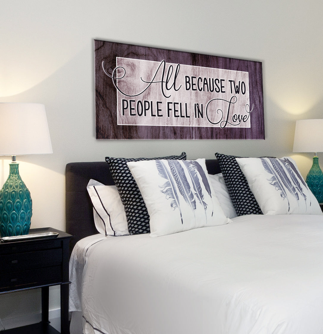 Ready-to-Hang Wood Frame Home Wall Art: Love-Inspired Design V2