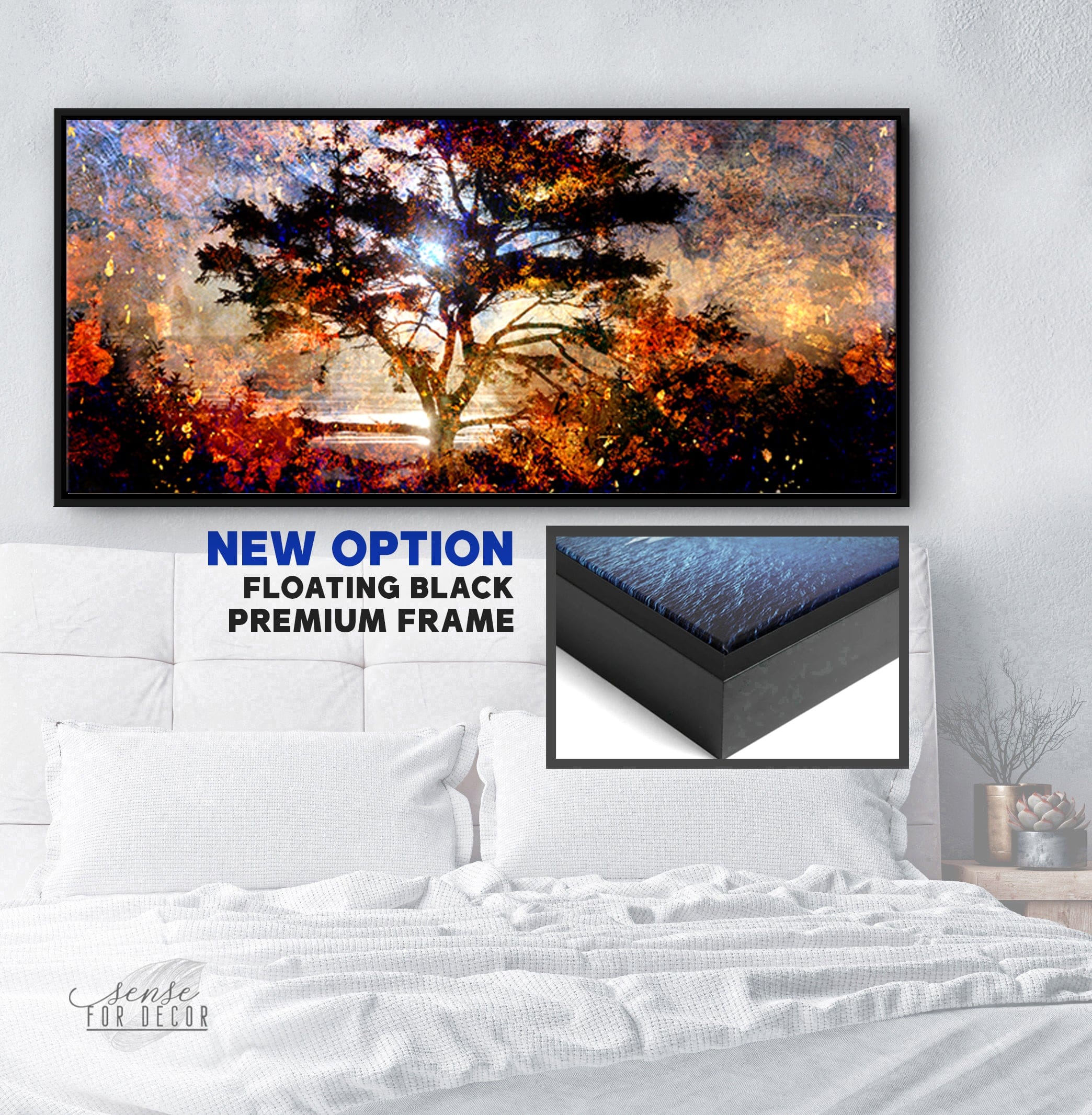 Nature Wall Art: Big Tree Art V2 (Wood Frame, Ready to Hang) - Buy 2, Save 20%