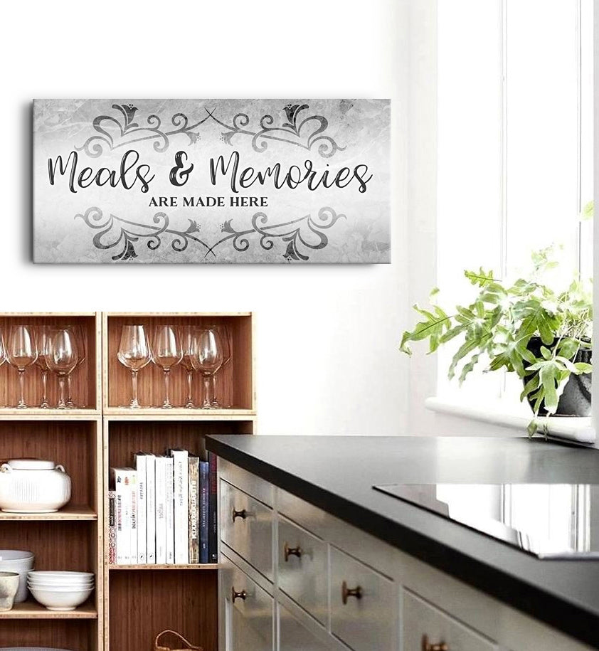 Ready-to-Hang Wood Frame Kitchen Wall Art: Where Meals & Memories Are Crafted