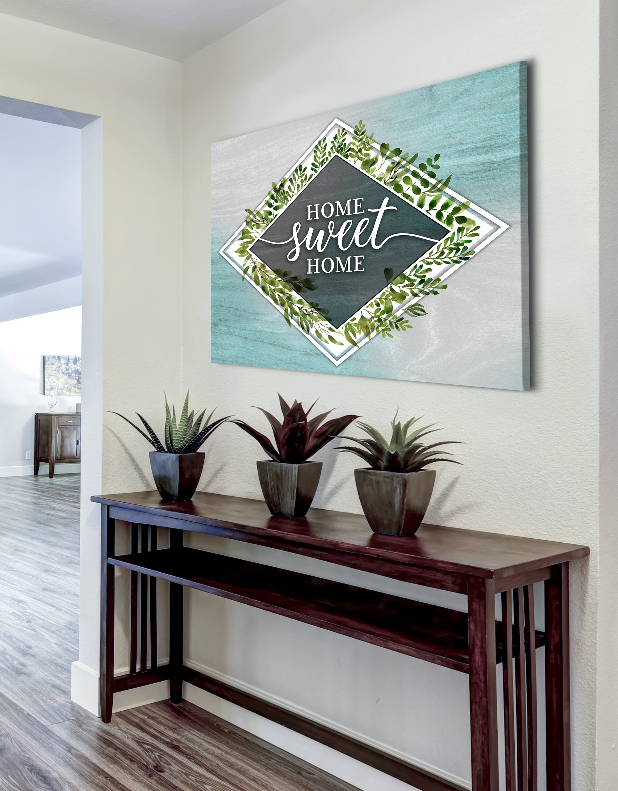 Hot Deal! Ready-to-Hang Wood Frame Home Wall Art - Home Sweet Home V18