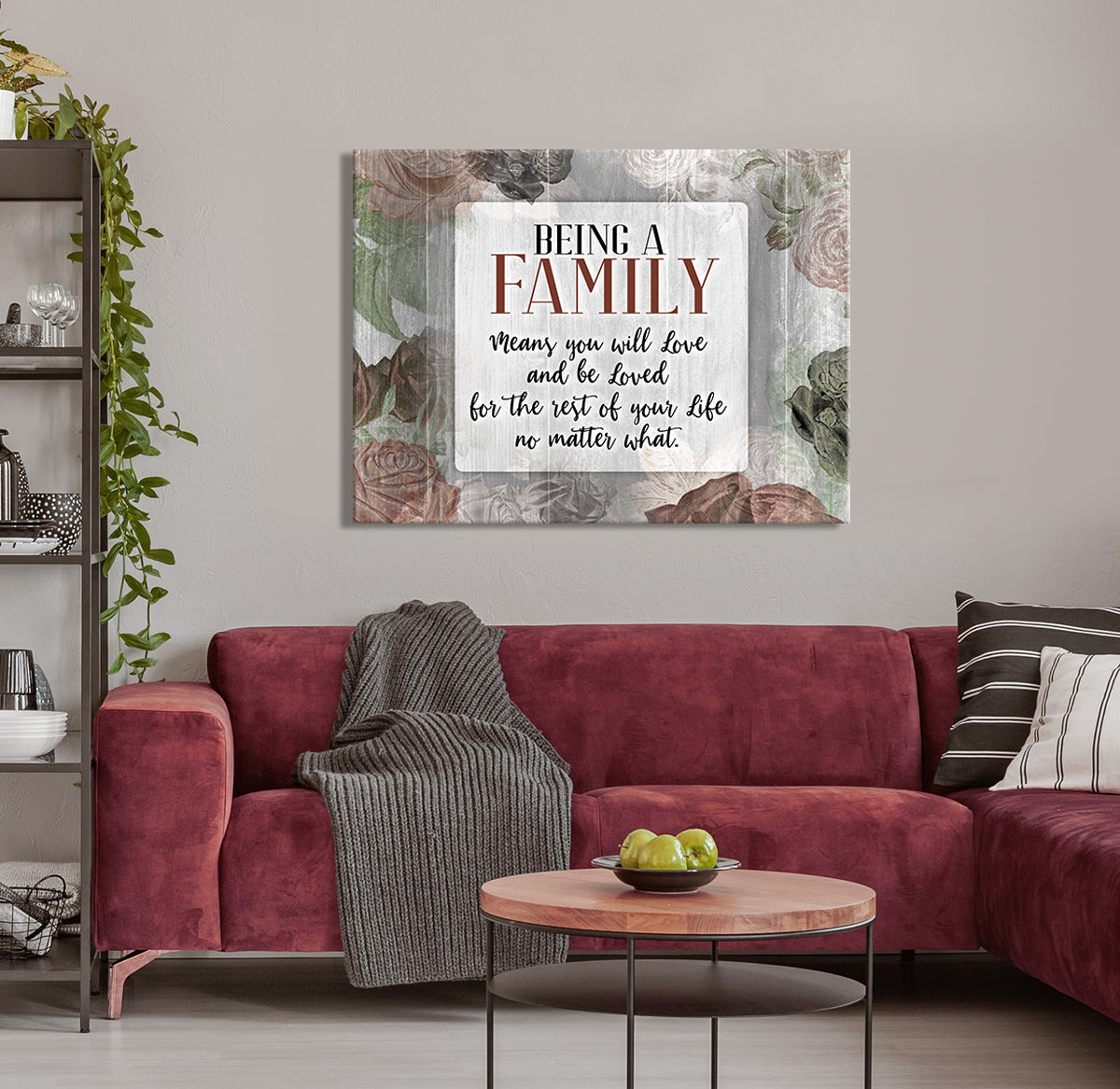 Family Wall Art V2: Wood Frame, Ready to Hang - 20% Off on 2 Items!