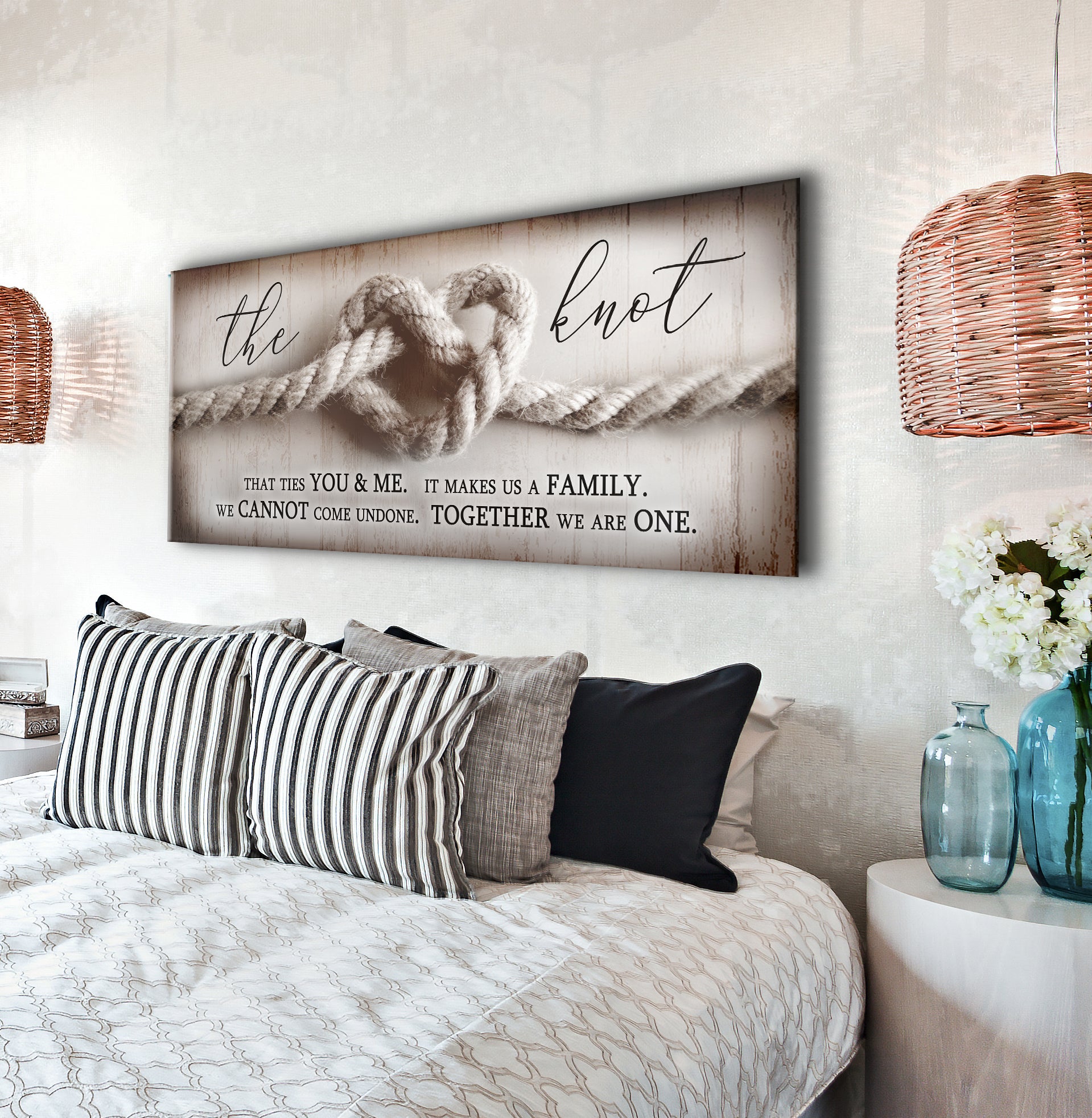 Hot! Ready-To-Hang Wood Frame Wall Art - The Knot