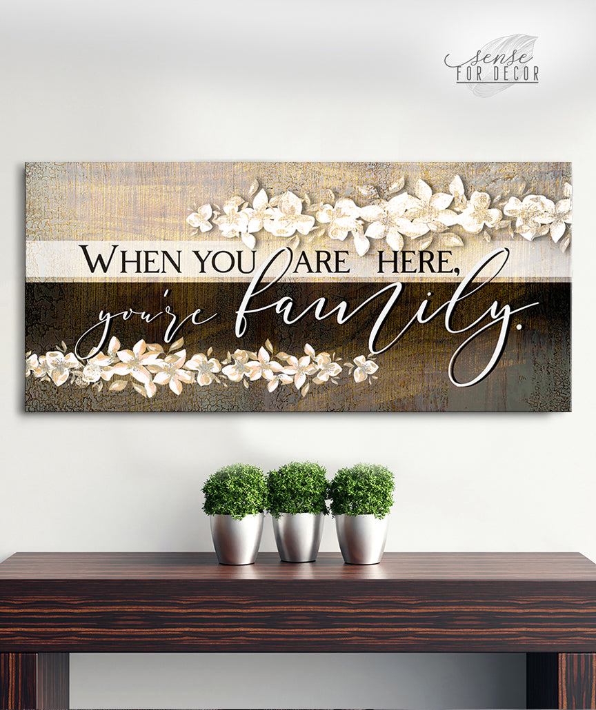 Exclusive Family Wall Art V3: Wood Frame, Ready to Hang - Buy 2 Save 20%