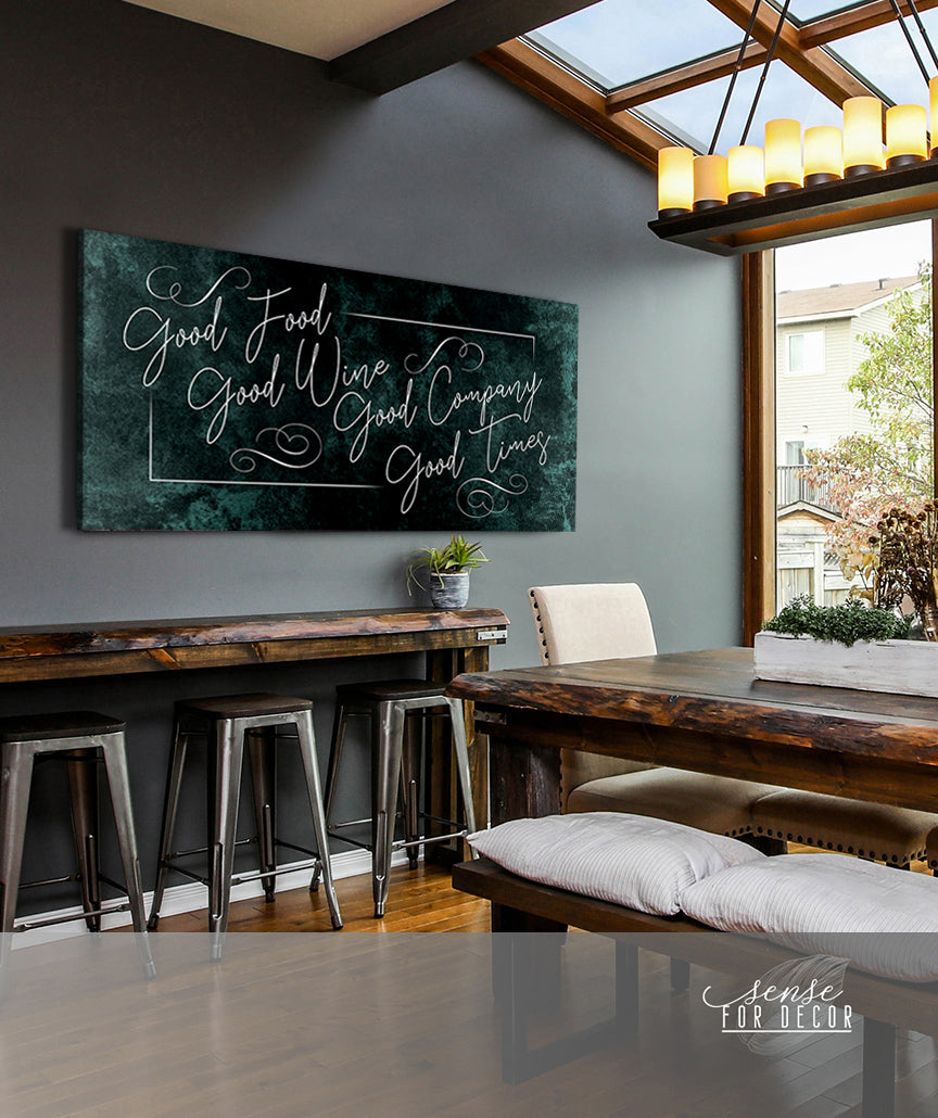 High - quality Wine Wall Art: Enjoy Good Wine, Good Company, and Good Times