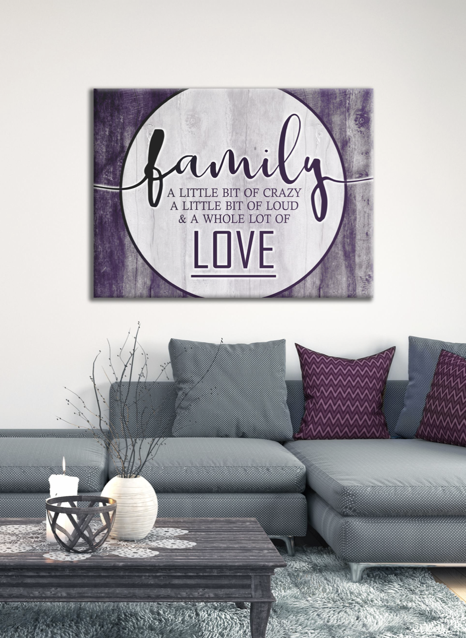 High - quality Wood - framed Family Love Saying Bedroom Wall Art Ready to Hang