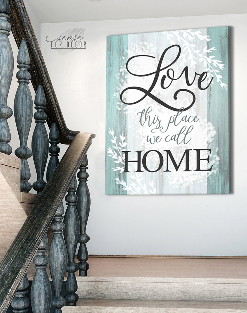 Ready-to-Hang Wood Frame Home Wall Art: Love Our Special Home v2