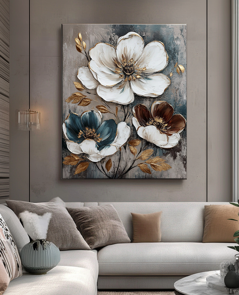 Nature Floral Wall Art: Floral Symphony V5 - 20% Off on 2 Items