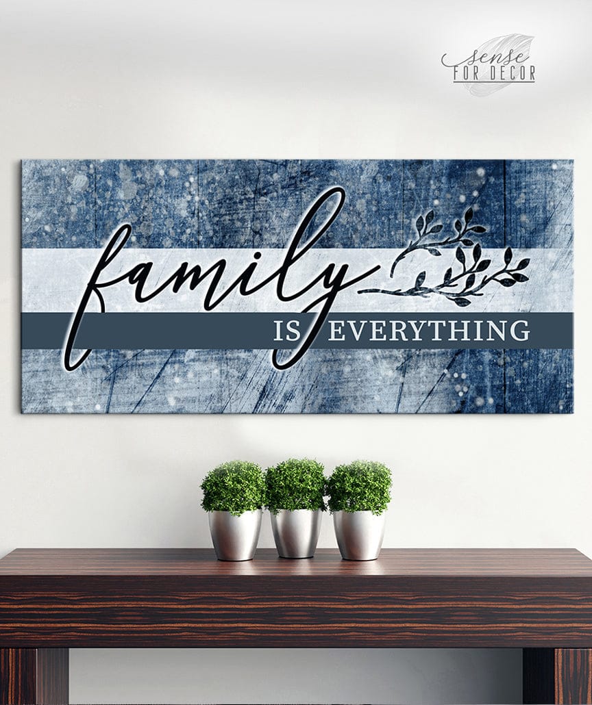 Hot Deal! Family Wall Art - 'Family is Everything' V14 with Wood Frame, Ready To Hang