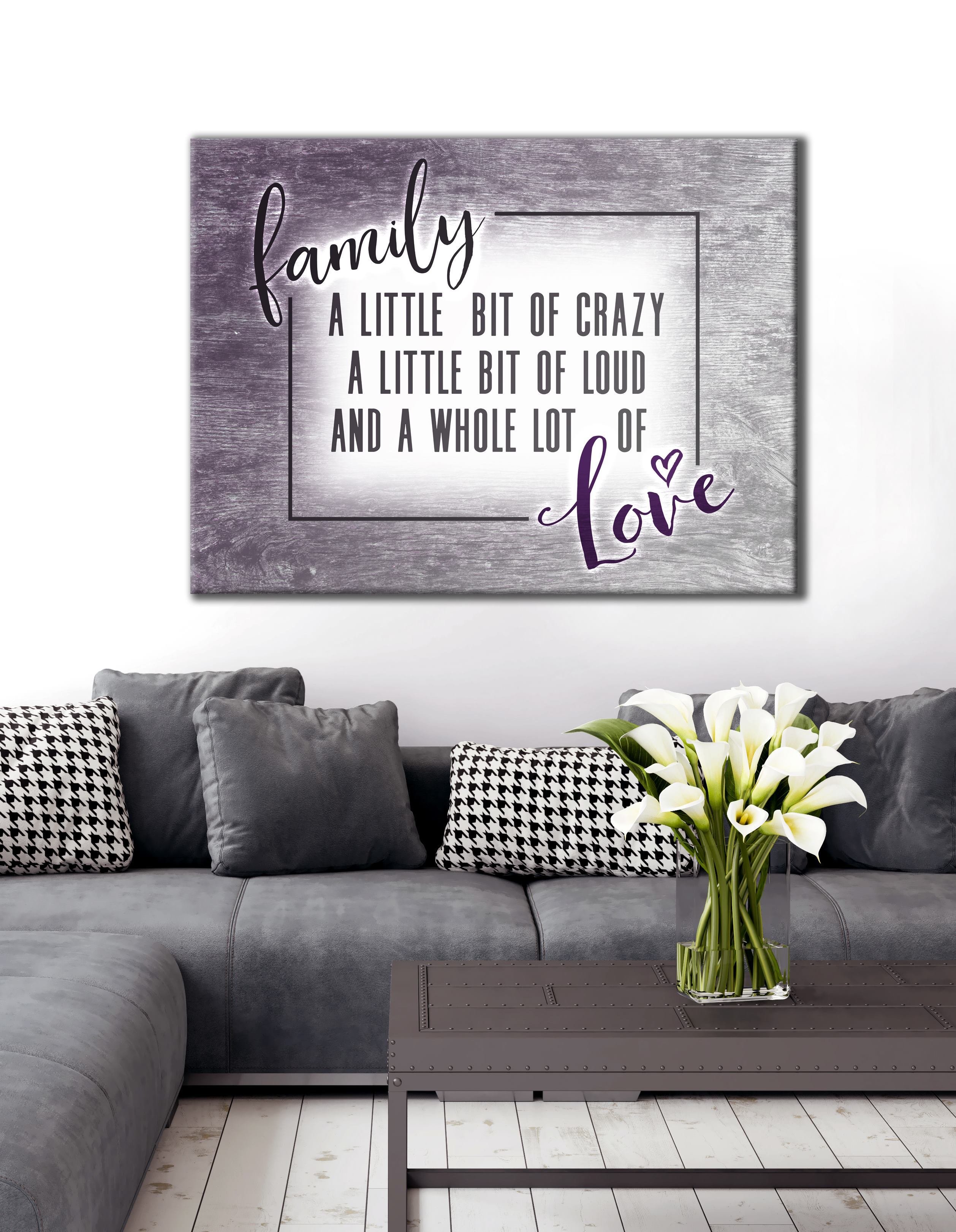 Hot Deal! Family Wall Art - Funny Family Sayings in Wood Frames, Ready to Hang