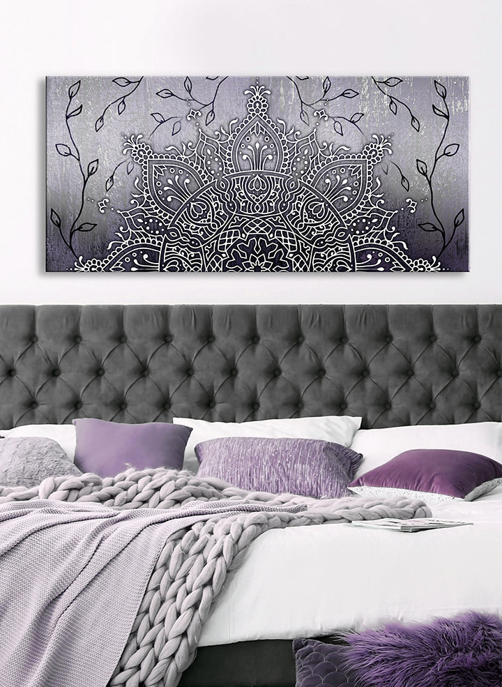 Hot Deal! Boho Mandala Wall Art V9 with Wood Frame, Ready to Hang
