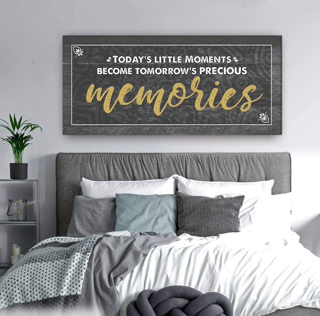 High - Quality Today Home Wall Art with Wood Frame, Ready to Hang