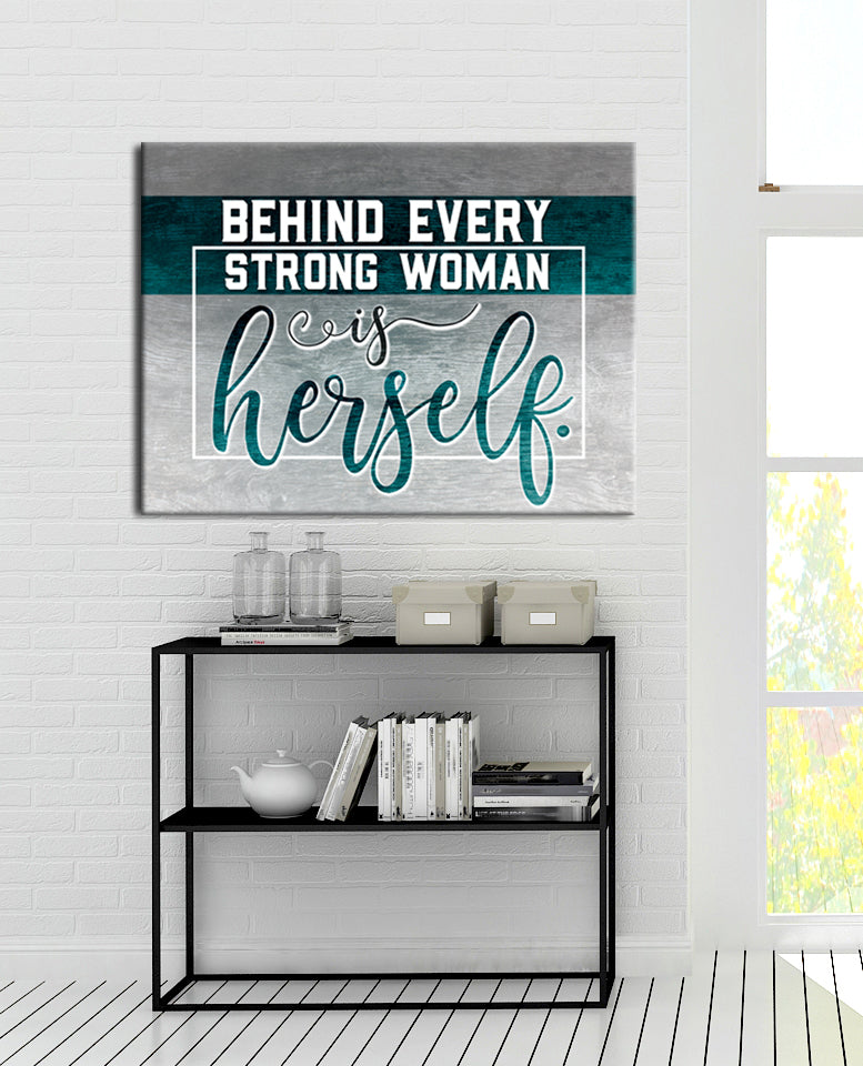 Exclusive! Powerful Women Wall Art with Wood Frame, Ready to Hang
