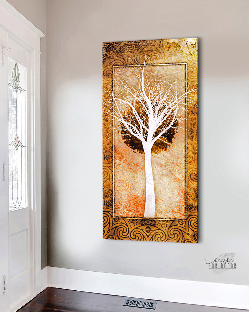 Hot Deal! Boho Tree Wall Art V3 with Wood Frame, Ready To Hang for Nature Lovers