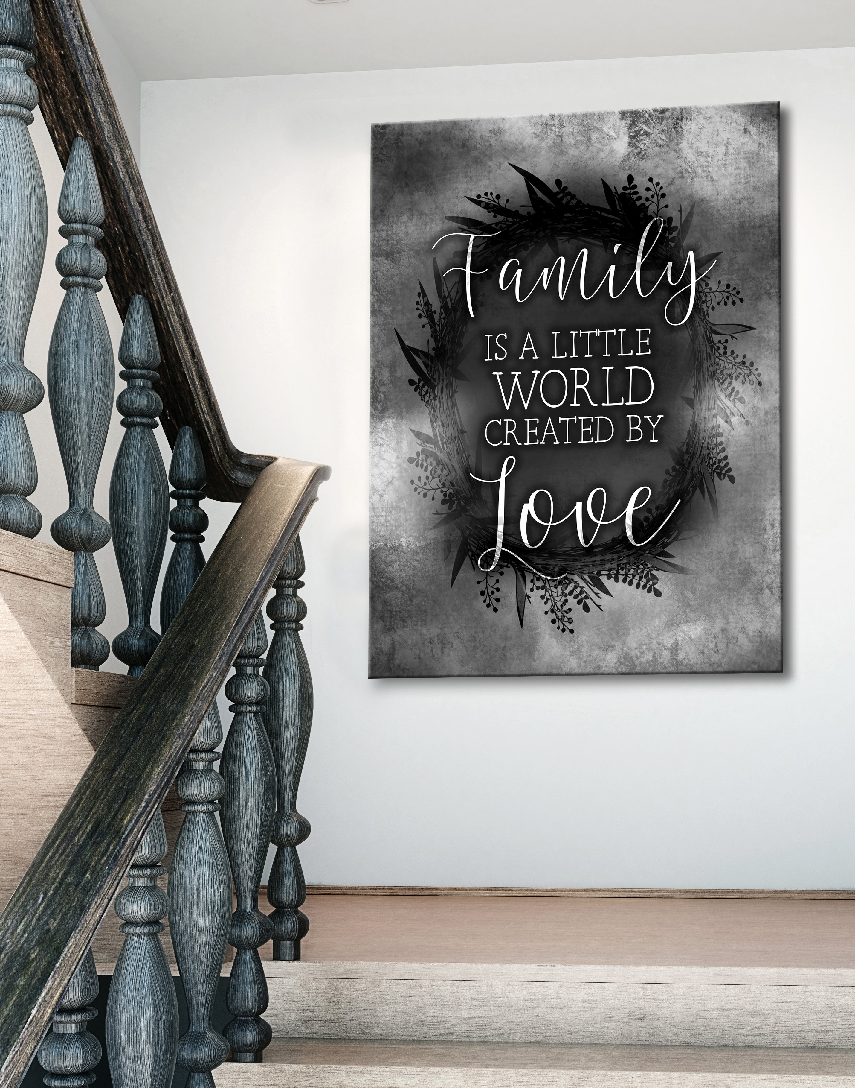 Love-Created Family Wall Art V3 with Wood Frame (Ready to Hang) - Buy 2, Save 20%