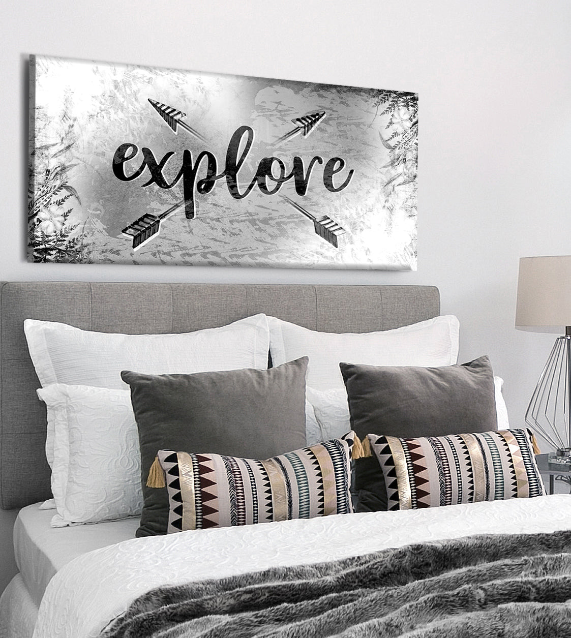 Hot! Ready-to-Hang Wood Frame Home Wall Art