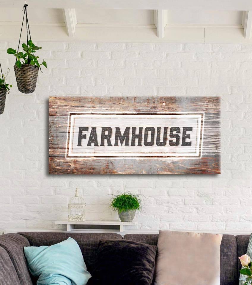 Hot Deal! Farmhouse Wood Frame Wall Art, Ready To Hang