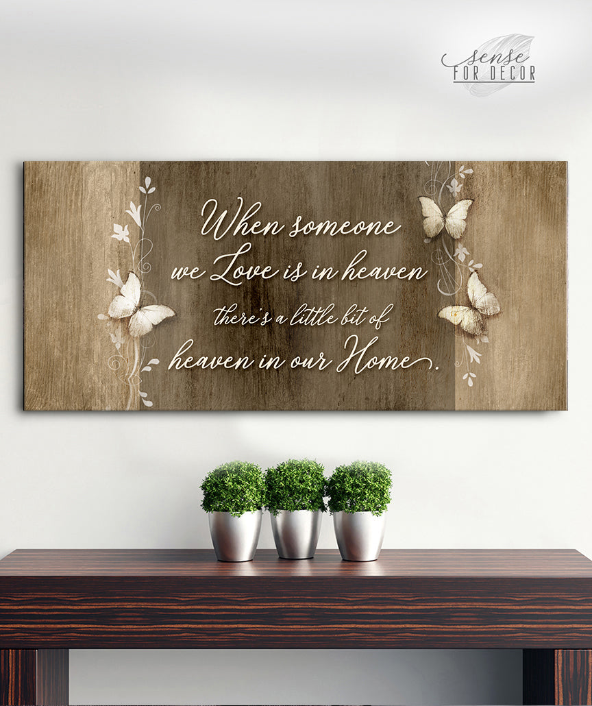 Exclusive Offer! Inspiring Heaven-themed Wall Art with Wood Frame, Ready to Hang
