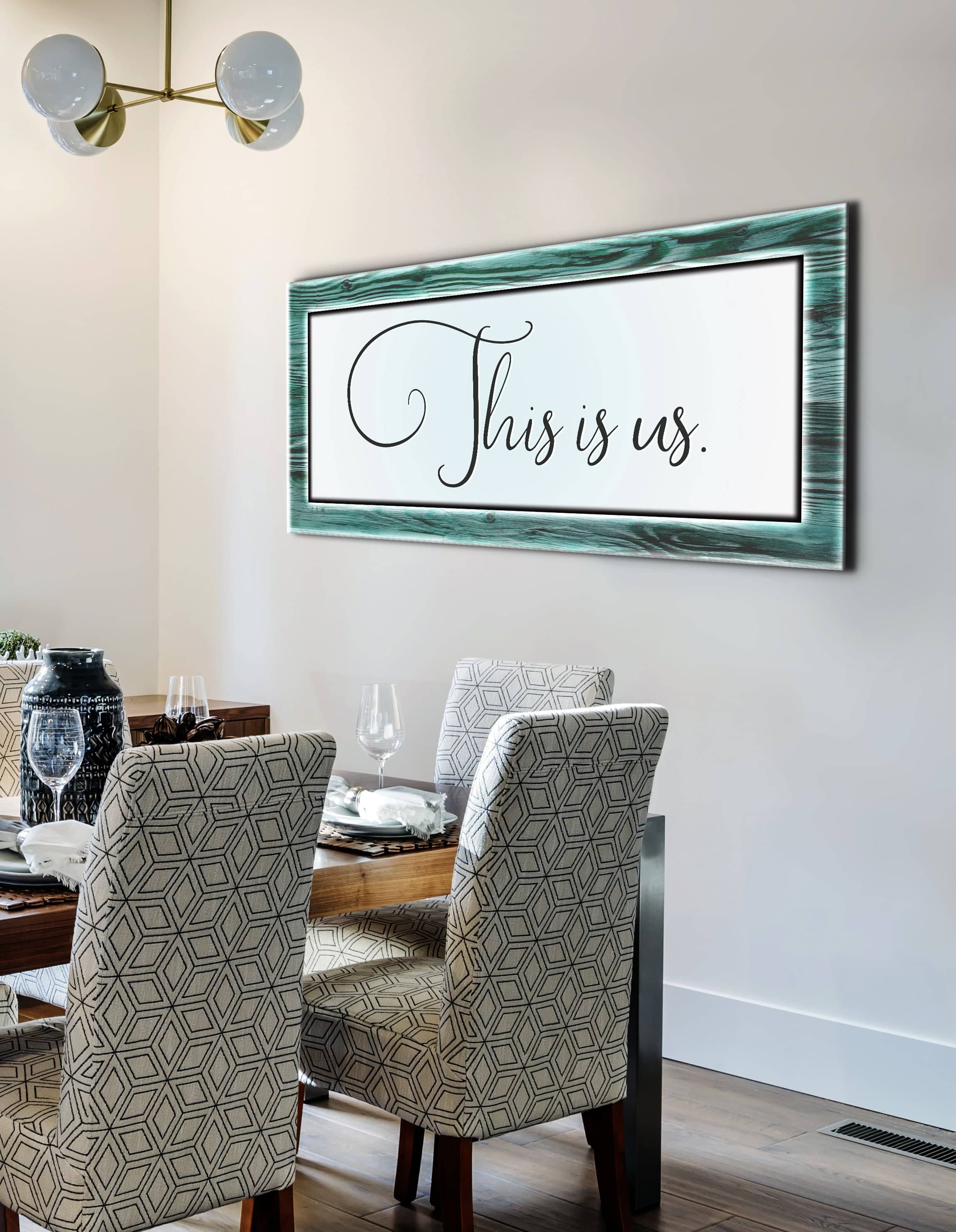 Hot Deal! Ready - to - Hang Wood - Framed 'This Is Us' Bedroom Wall Art