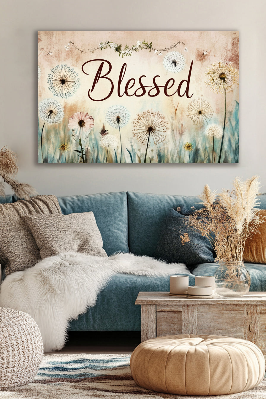 Hot Deal: Christian Blessed Wall Art V5