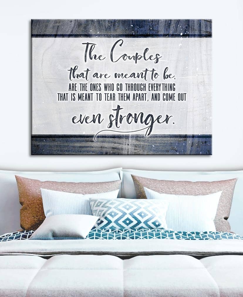 Exclusive Bedroom Wall Art: Strong Couples Prints with Wood Frame, Ready to Hang - Buy 2 Get 20% Off!