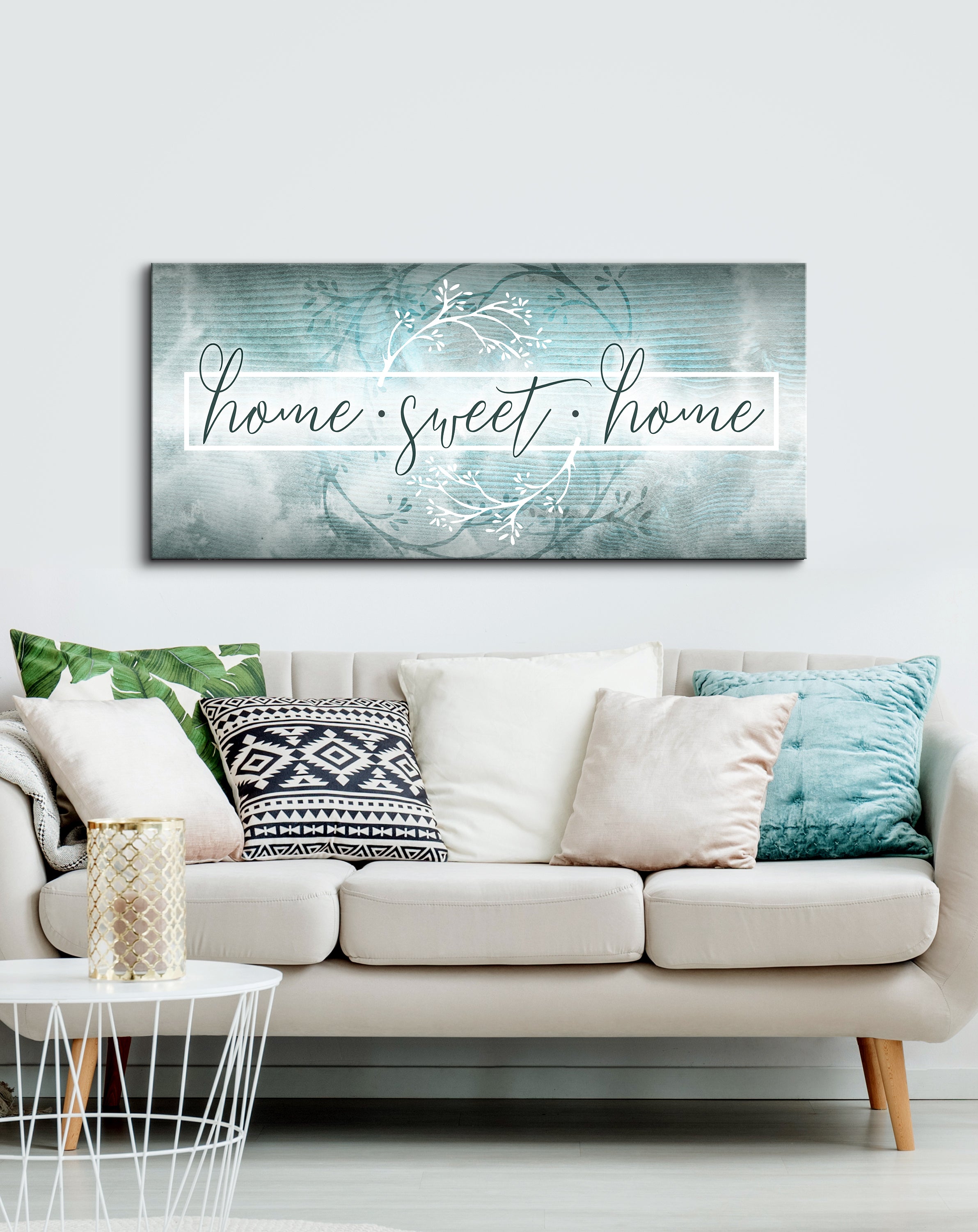 High - quality Wood - framed Home Sweet Home V2 Wall Art, Ready To Hang