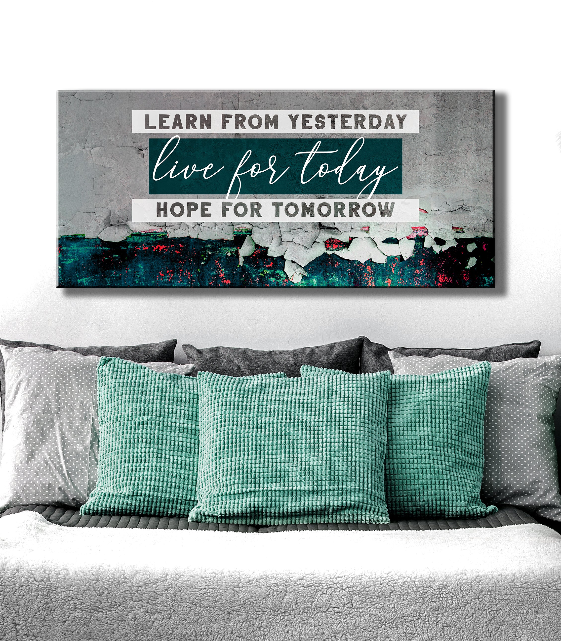 Ready-to-Hang Inspire Wall Art: Learn from the Past (Wood Frame)